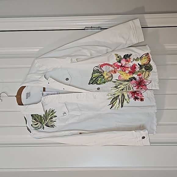 Chico's Jackets & Blazers - Chico's White Denim Jacket